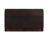 Greenburry Destressed Geldbörse RFID Schutz Leder 18.5 cm braun
