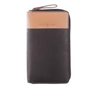 Greenburry Nappa Geldbörse RFID Schutz Leder 19.5 cm braun