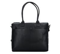 Greenburry Fiorentina Aktentasche Leder 39 cm Laptopfach schwarz