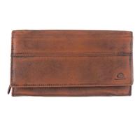 Greenburry Geldbörse Destressed Long Wallet RFID Rusty Orange Terracotta