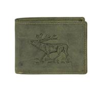Greenbury Geldbörse Echtleder Hirsch oliv