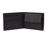 Greenburry Vintage Geldbörse RFID Leder 13 cm schwarz (GB-1705A-RFID-20) schwarz