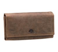 Greenburry Vintage Geldbörse Leder 18,5 cm braun