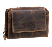 Greenburry Geldbörse Vintage 1670 RV-Kombibörse Sattelbraun