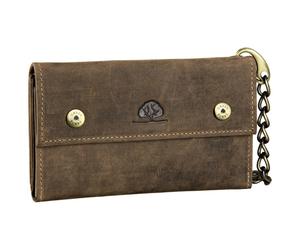 Greenburry Geldbörse Vintage Bikerbörse Sattelbraun Herren