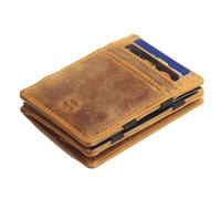 Greenburry Herren Geldbörse Vintage (1608B-24) Leder 7.5 cm RFID Coinpocket Sahara tan