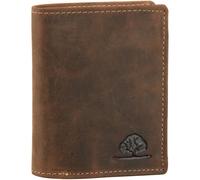 Greenburry Geldbörse Vintage Mini Kombibörse Sattelbraun Herren