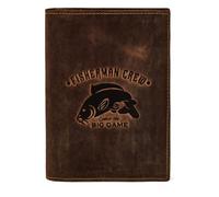 Greenburry Karpfen Ausweisetui Leder 12 cm braun
