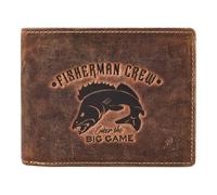Greenburry Karpfen Geldbörse Leder 12.5 cm braun
