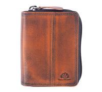 Greenburry Kartenetui Destressed Card Case RFID Rusty Orange Terracotta