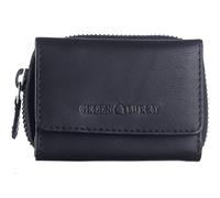 Greenburry Leder Geldbörse Fiorentina RV Miniwallet RFID Black schwarz