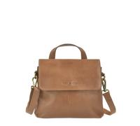 Greenburry Leder Umhängetasche Handtasche Damen Colombiana nougat braun 22x18cm