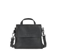 Greenburry Leder Umhängetasche Handtasche Damen Colombiana schwarz 22x18cm
