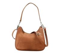 Greenburry Leder Umhängetasche Schultertasche Fiorentina Hobobag Tan braun