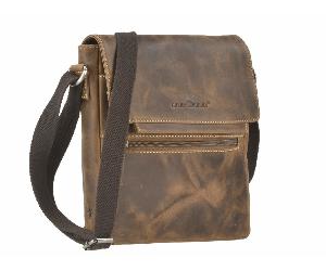 GreenBurry Lederschultertasche "Vintage" 1650-C-25