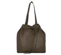 Greenburry Nappa Beuteltasche Leder 37 cm grün