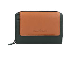 Greenburry Nappa Damengeldbörse green-tan Damen