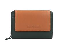 Greenburry Nappa Geldbörse RFID Schutz Leder 14 cm grün