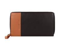 Greenburry Nappa Geldbörse RFID Schutz Leder 19.5 cm braun