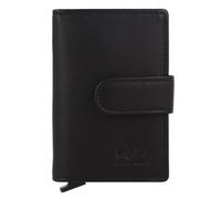 Greenburry Nappa Kreditkartenetui RFID Schutz Leder 7 cm grau
