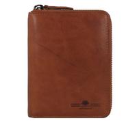 Greenburry Newport Geldbörse RFID Schutz Leder 13 cm braun