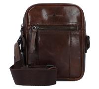 Greenburry Newport Mini Bag Umhängetasche Leder 18 cm braun