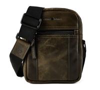 Greenburry Newport Mini Bag Umhängetasche Leder 18 cm grün