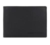 Greenburry Pure Black Geldbörse RFID Schutz Leder 12.5 cm black (1120-20) schwarz