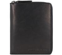 Greenburry Pure Black Geldbörse RFID Schutz Leder 10.5 cm black (1126-20) schwarz