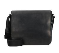 Greenburry Pure Black Umhängetasche Leder 26 cm schwarz