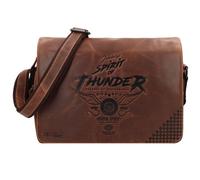 Greenburry Racing Collection Atlanta Aktentaschen Messenger Leder 36 cm braun