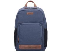 Greenburry Recycled PET Coral Rucksack 41 cm Laptopfach blau
