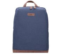 Greenburry Recycled PET Derby Rucksack 43 cm Laptopfach blau