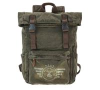Greenburry Rucksack Canvas 36x41cm "Aviator" Explorer No.1 khaki - 5891-30