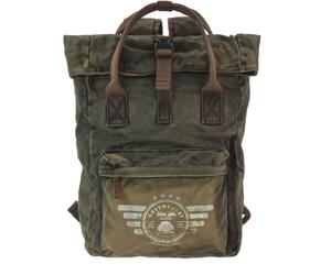 Greenburry Rucksack Canvas 38x42cm "Aviator" Explorer No.2 khaki - 5892-30