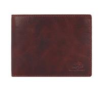 Greenburry Rugged Geldbörse RFID Schutz Leder 12.5 cm braun