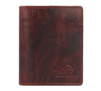 Greenburry Rugged Geldbörse RFID Schutz Leder 8.5 cm braun