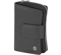 Greenburry Spongy Nappa RV-Schlossbörse Damen Geldbörse Leder 971, Farbe:Black