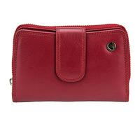 Greenburry Spongy Geldbörse Leder 8,5 cm rot