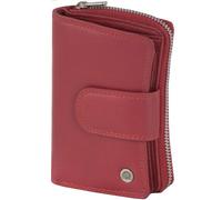 Greenburry Spongy Geldbörse Leder 8,5 cm rot