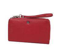 Greenburry Spongy Nappa Geldbeutel Leder Portemonnaie rot | Querformat