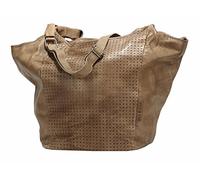 Greenburry Stainwashed Leder Shopper Brown