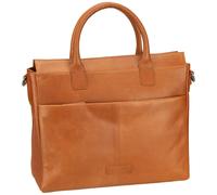 Greenburry Fiorentina Aktentasche Leder 34 cm Laptopfach braun