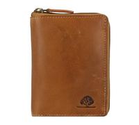 Greenburry Tornado Geldbörse RFID Schutz Leder 10 cm peanut brown (1086-24) braun