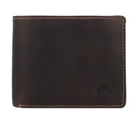 Greenburry Tornado Geldbörse RFID Schutz Leder 12 cm teak brown (1087-22) braun