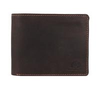 Greenburry Tornado Geldbörse RFID Schutz Leder 13 cm braun