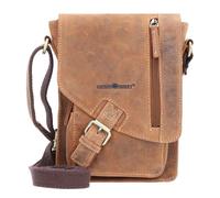 Greenburry Umhängetasche Vintage 1712 Leder Braun 18 cm