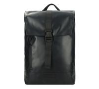 Greenburry Upcycled Tarpaulin Daypack 45 cm Laptopfach schwarz