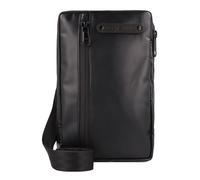 Greenburry Upcycled Tarpaulin Mini Bag Umhängetasche 14 cm schwarz
