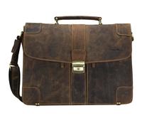 Greenburry Aktentasche Vintage Mappe 2tlg. Sattelbraun Herren